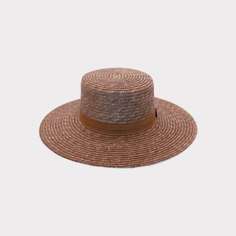 Vicenza Boater in Nutmeg