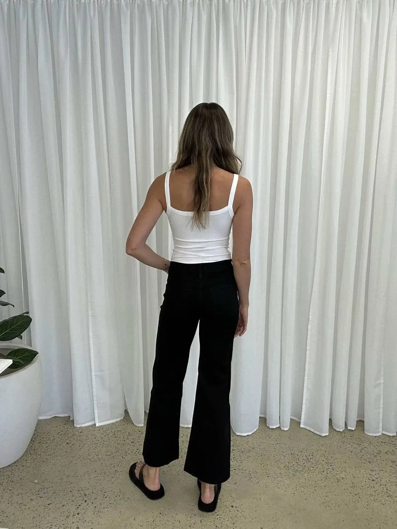 Wakee Denim Wide Leg Jean – Patch Pocket Edition