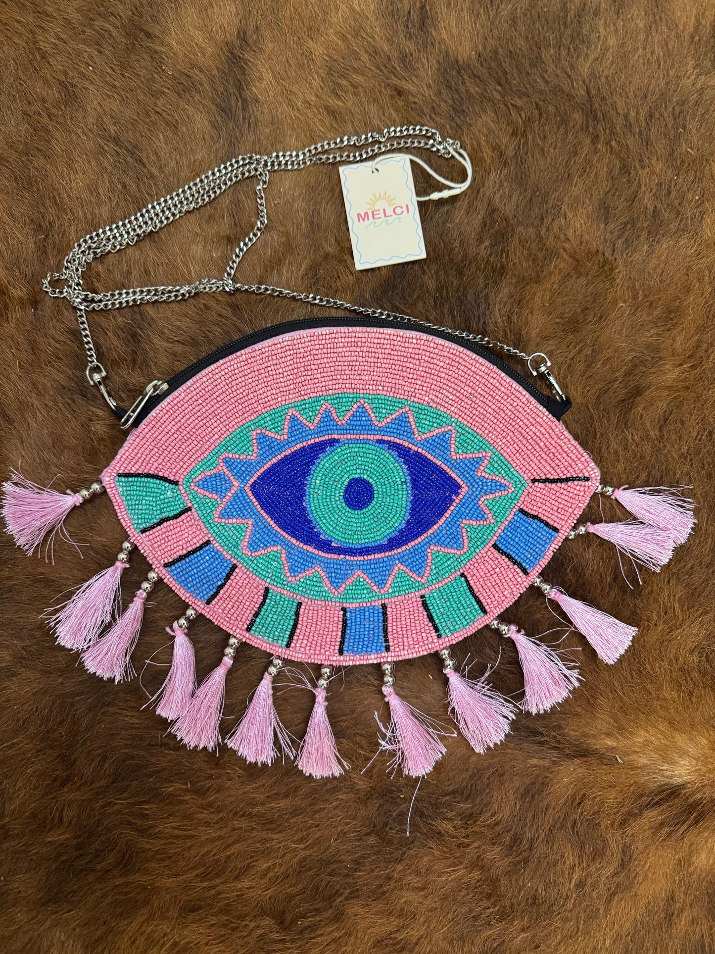 Third Eye Beaded Bag